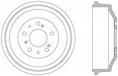 OPEN PARTS bad900310 -  Тормозной барабан